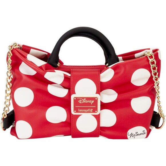 Crossbody Bag Faux Leather Mini Mouse Dots Zipper Unisex